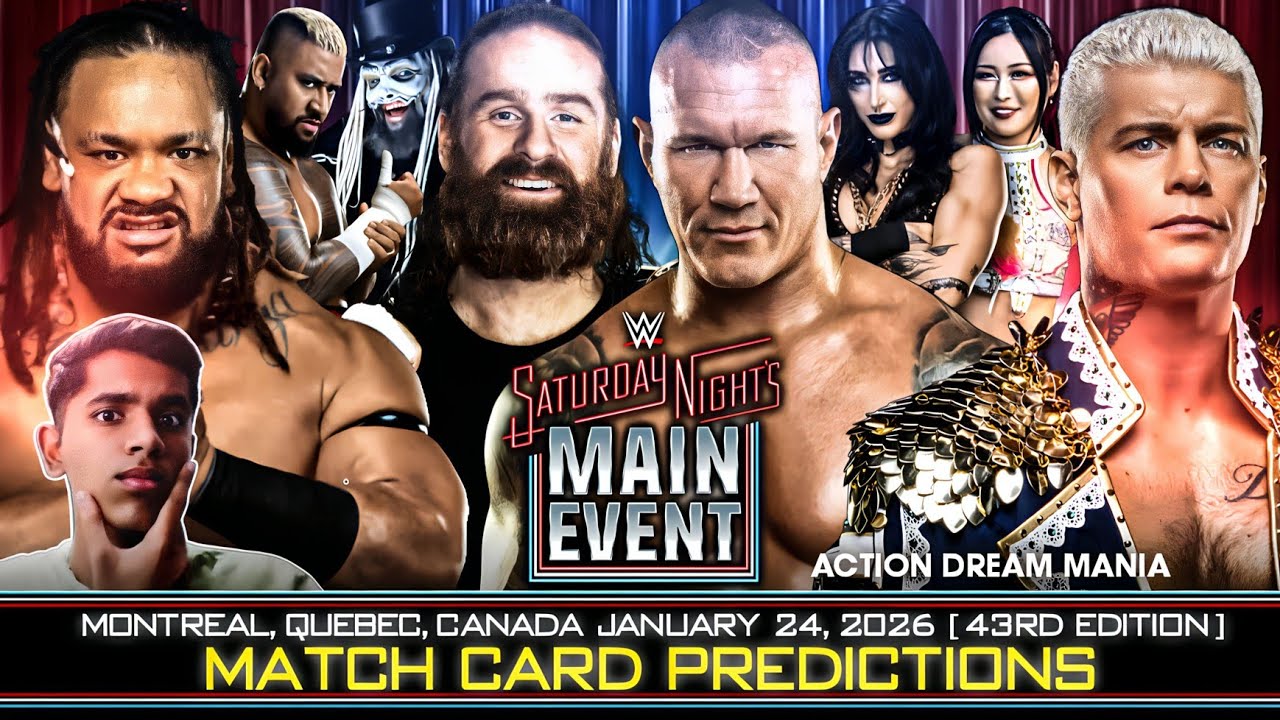 WWE Saturday Night's Main Event 2026 Match Card Predictions | SNME ...