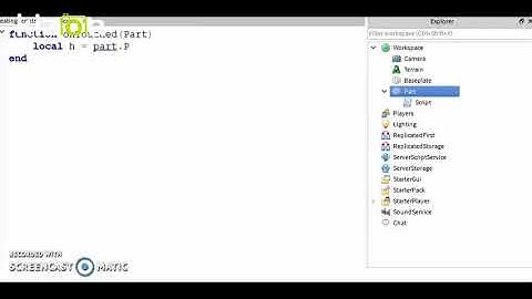 How to do a kill brick script roblox! (scripting tutorial)