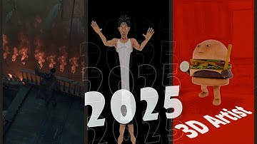 2025 projects as a 3D Artist🥷🔥 Character Design / Pro Rigging (Facial) / Animation🥴