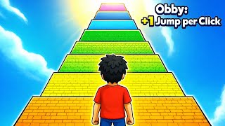 Obby +1 Jump per Click Gameplay