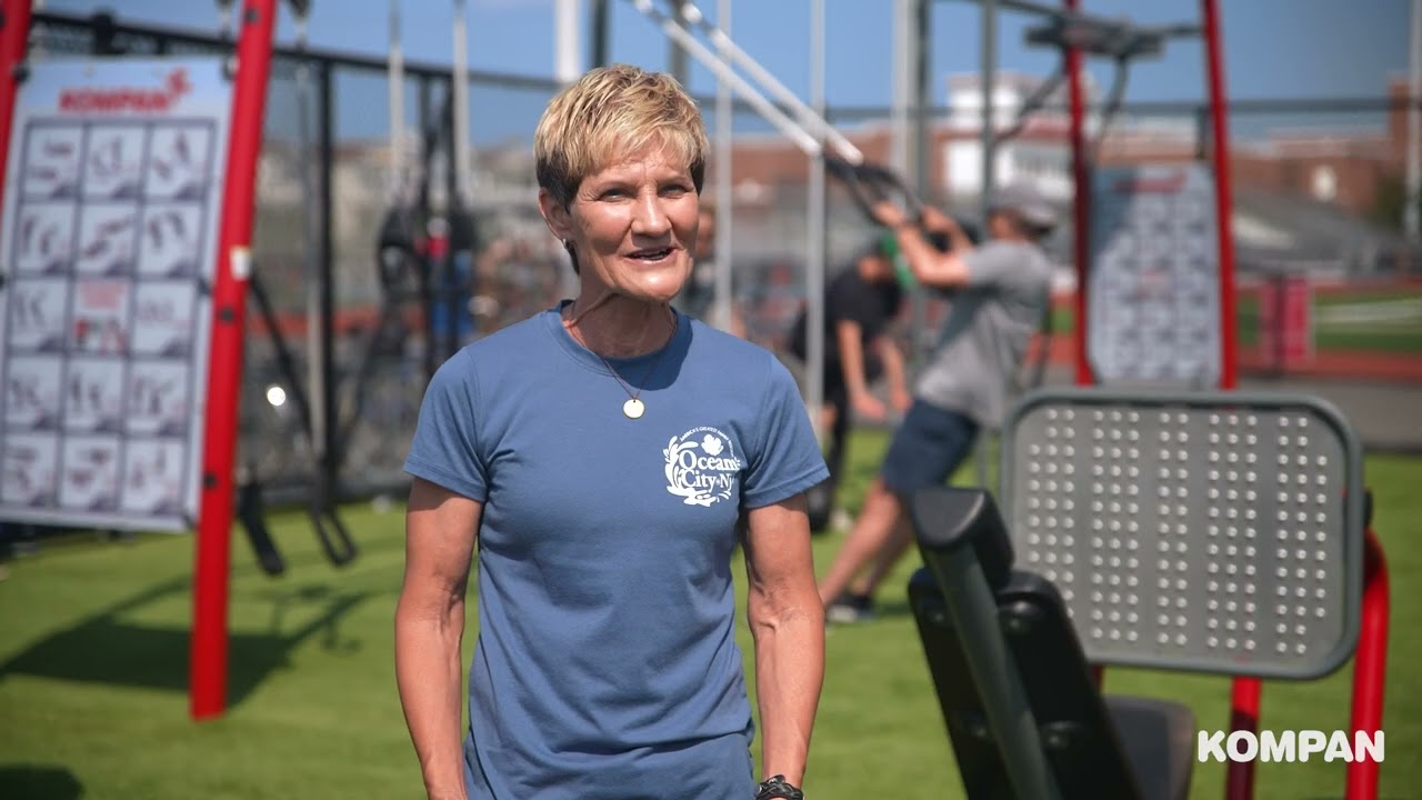 Outdoor Fitness Park - Ocean City, New Jersey - KOMPAN