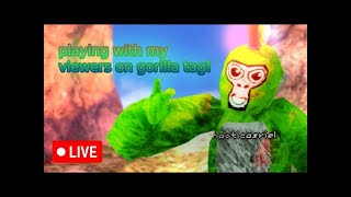 🔴PLAYING GORILLA TAG WITH VIEWERS🔴(come join!!!)