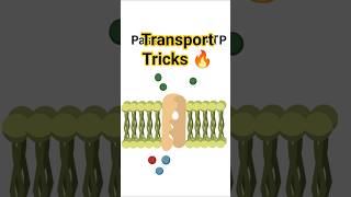 "Membrane Transport Tricks 🔥 Passive vs Active in 30 sec" #lifesciences #membranepotential# CSIR-NET