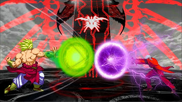 Broly VS God Rugal [The King Of Fighters X Dragon Ball Z][CVS3/PotS/Infinite][CVS2 X DBFZ X ANIME]