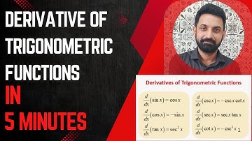 "Derivatives of Trigonometric Functions | Step-by-Step Guide"