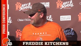 Freddie Kitchens: If we compete on everyday on every snap, we'll have a chance | Cleveland Browns