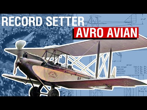 The Little Plane That Flew From England To Australia | Avro Avian