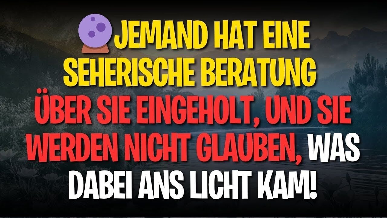 Jemand holte eine seherische Beratung über dich ein – du wirst!Jemand holte eine seherische Beratung