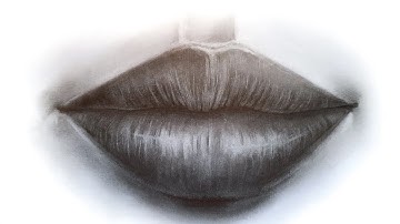 How To Draw Realistic Lips Using HB Pencil