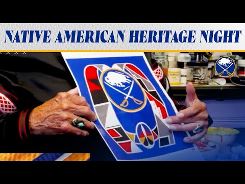 Special Native American Heritage Night Jersey Design! | By Artist Peter Jemison | Buffalo Sabres