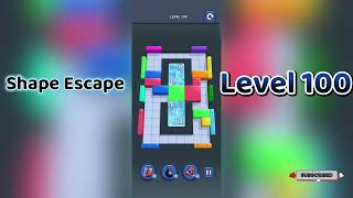 Famous 🔥 Shape Escape Level 100 Walkthrough | Can You Solve It? 🧠💥 Profile