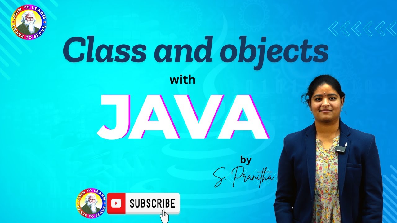 Class & Objects With JAVA | Easy Explanation | S Pranitha Ma'am - YouTube