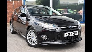 Used Ford Focus 1.6 TDCi 115 Zetec S 5dr Panther Black 2014