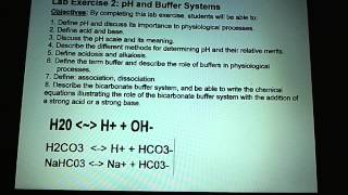 Lab Chapter 2 pH and Buffers Wealth