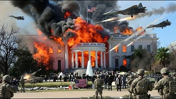 1 minute ago: The US presidential palace in Washington was blown up by a Sukhoi SU-57