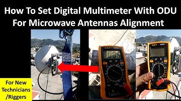 How to set multimeter for rx level | Multimeter Setting For Alignment | PK Telecommunications