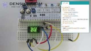 Lite-On LTP-305G LED Dotmatrix test using OnBoard2