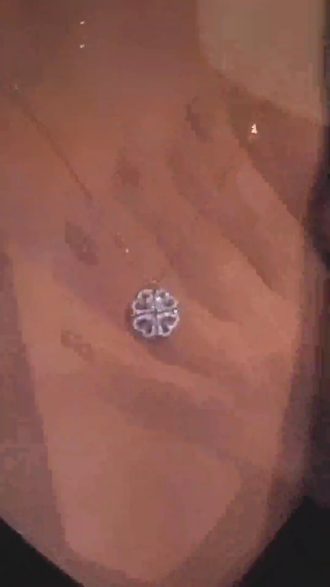 Magnetic four heart necklace?
