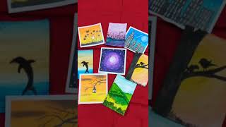 Mini paintings||#shorts #youtubeshorts #paintings #art