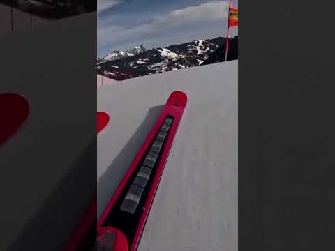 🎿 POV : T’es ouvreur de la descente au Championnat du Monde #fisalpine #saalbach #ski
