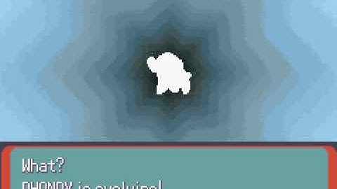 Pokemon Emerald - Phanpy evolves into Donphan