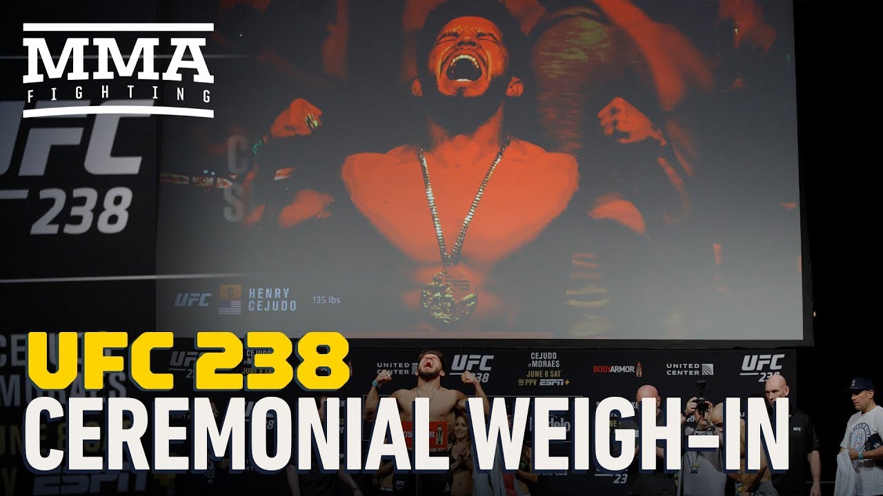 UFC 238 Ceremonial Weigh-In Highlights - MMA Fighting mixed martial arts nantes