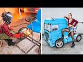 Epic homemade mini drift truck watch the action unfold