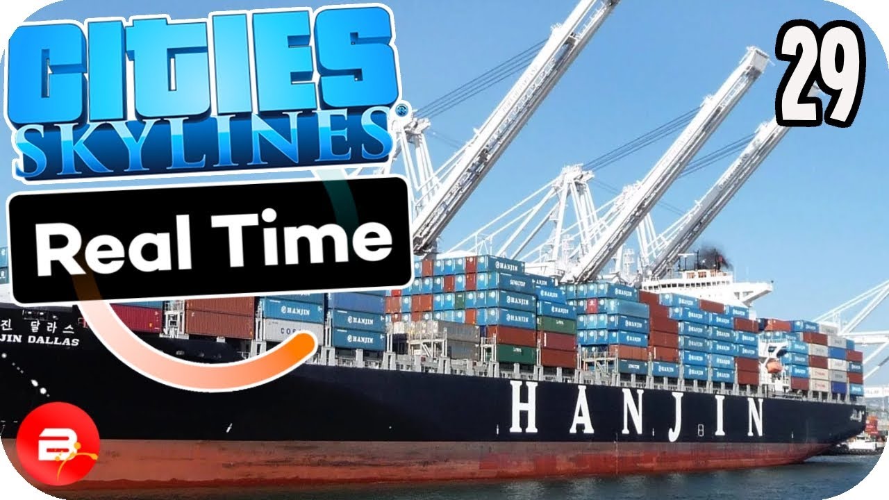 Cities Skylines Over The Mountain Cargo Hub! 29 Cities Skylines Real