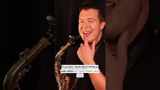 Classical VS Jazz Embouchure On Sax #saxophone #saxlesson #shorts #altosax