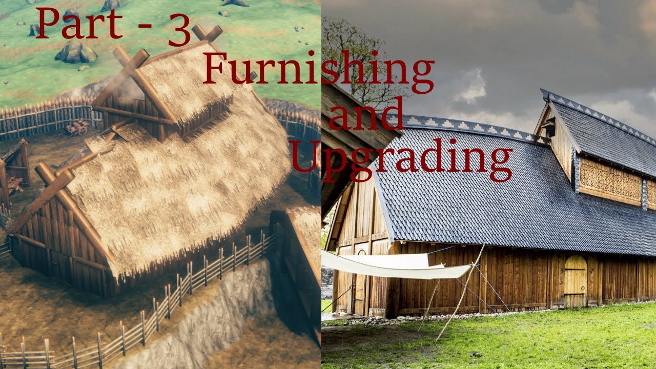 Valheim Build A Traditional Viking Mead Hall Part 3 (Furnishing and
