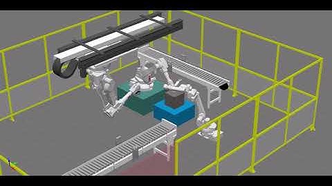 Assembly and welding simulation in RobotStudio 2020 - Complete process and Safety Gate