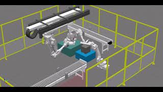 Assembly and welding simulation in RobotStudio 2020 - Complete process and Safety Gate Profile