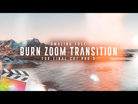 FREE Amazing Burning Zoom Transition for Final Cut Pro X