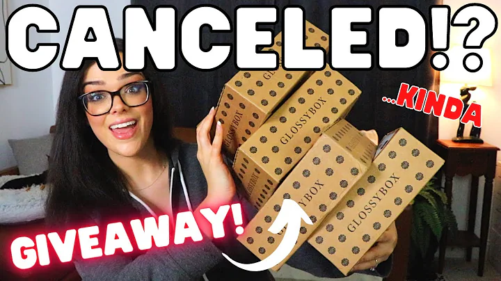 I CANCELED A GLOSSY BOX! FINALLY! 4 Glossybox Unbo...