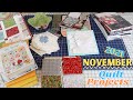 November 2021 Quilt Projects: The Holidays are Here! | A Quilting Life