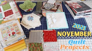 November 2021 Quilt Projects: The Holidays are Here! | A Quilting Life
