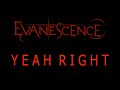 Evanescence - Yeah Right Lyrics (The Bitter Truth)