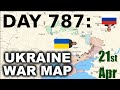 Day 787 ukranian map