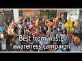 Best from waste awareness in school  mayuraksham crafts