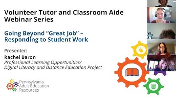 Volunteer Tutor and Classroom Aide Webinar Series -12/14/21