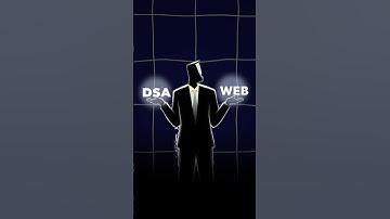 DSA vs Web Development – Which is Better for You in 2025? #webdevelopement #dsa #coding