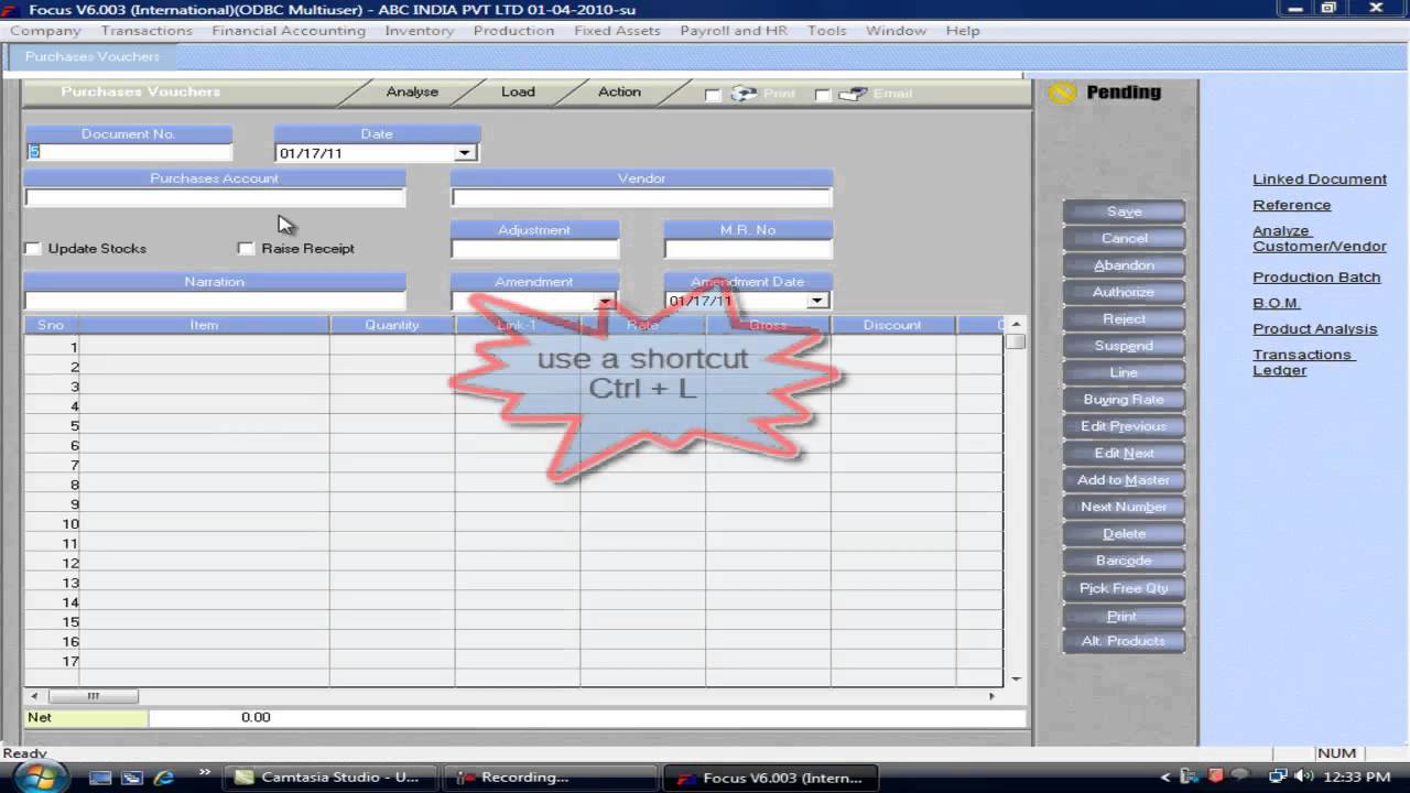 Documentation flow - FocusRT