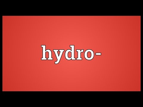 Video: Apa arti dari kata hydro dalam kata hydroplane