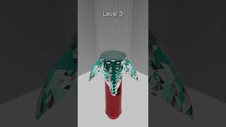 【 Level 0 vs Level 5 】 Satisfying Video!! 3D Cloth Simulation And The Flashlight