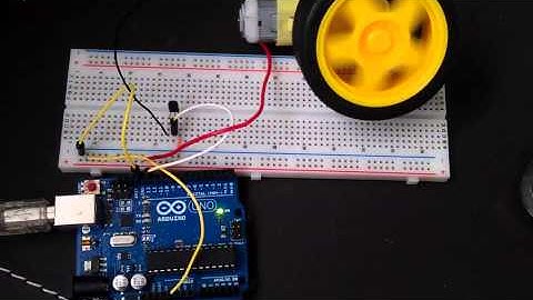 Arduino 柯博文老師 範例12-3-2 - 12.3.2  PNP 與 DC 直流馬達 DC Motor