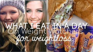 What I Eat In A Day On WW // -65 pounds // Alani Nu Shake Review & Subway Wrap 