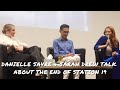 Danielle savre  sarah drew chat about the end of station 19 during the closing ceremony of the frr2