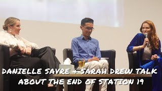 Danielle Savre & Sarah Drew chat about the end of Station 19 during the closing ceremony of the FRR2