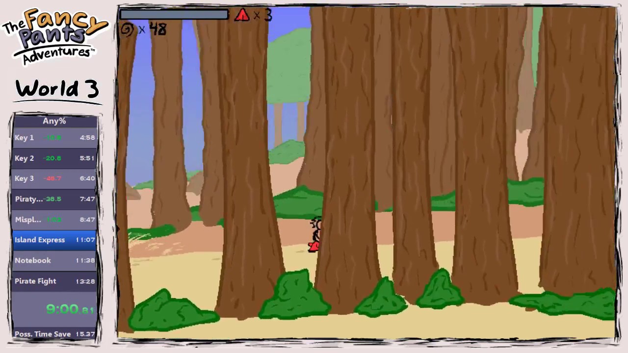 Fancy Pants Adventure World 3 any speedrun in 1122 YouTube