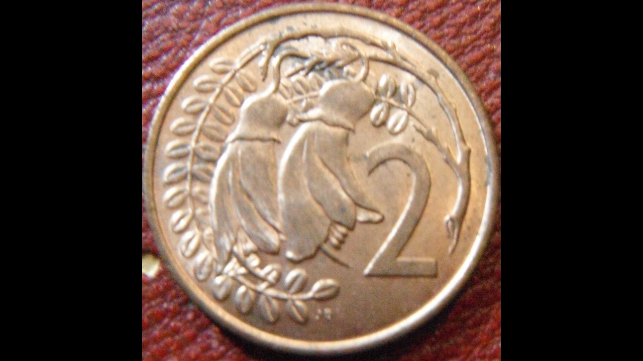 オーストラリア　ニュージーランド　記念 1967 New Zealand 2 Cents Coin - YouTube